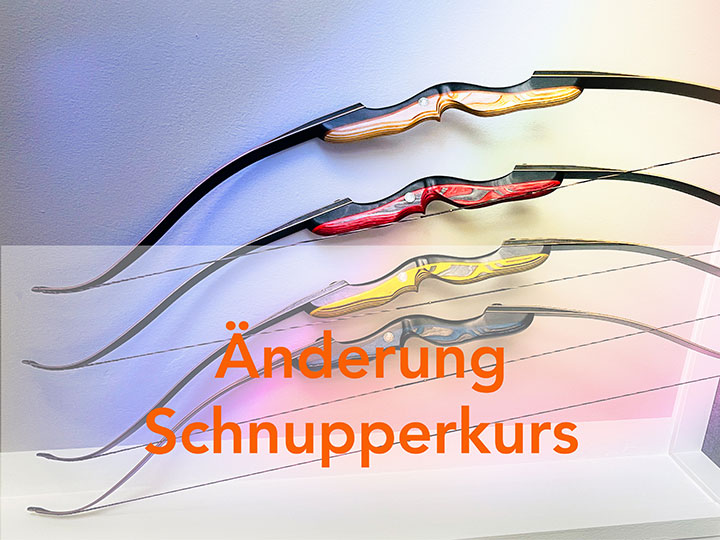 Read more about the article Änderung Schnupperkurs